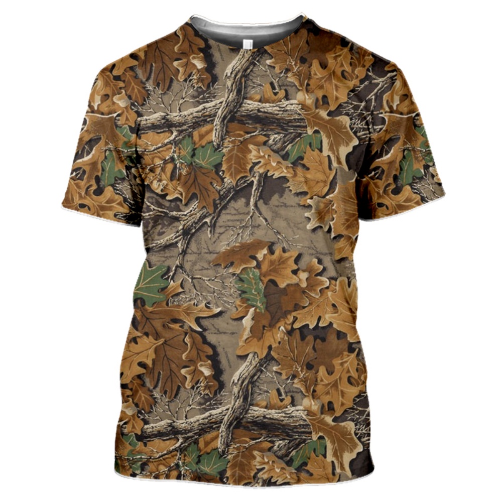 Hunting Outdoor Boys - 2025 Kinderkleding Bos Camouflage Jacht T-shirt