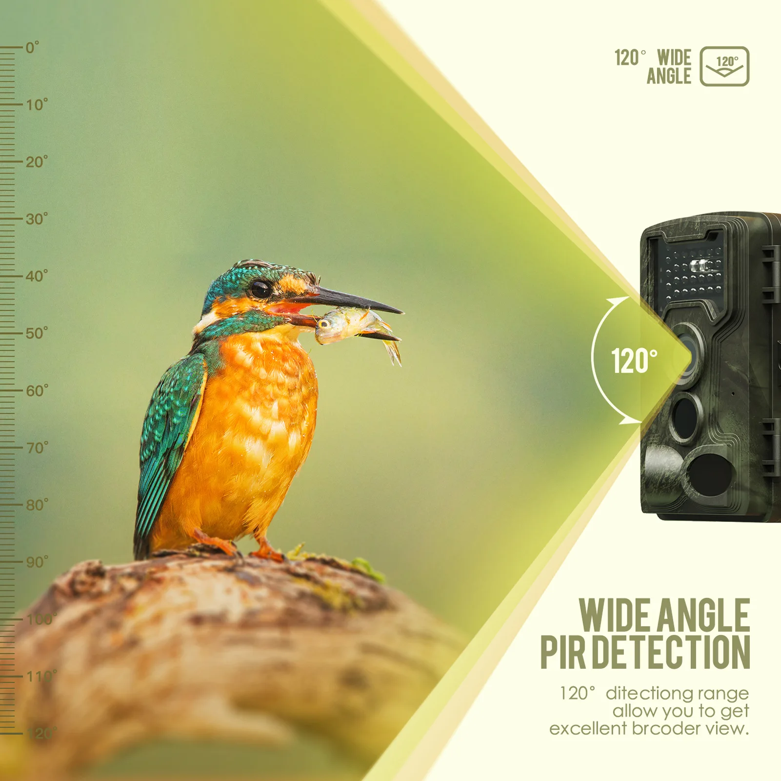 Outdoor Hunting Camera Wifi - Jacht Trail Camera's 58MP 2.7K Met