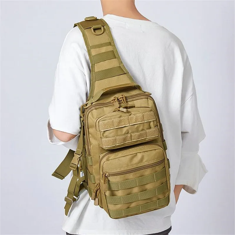 Outdoor Hunting And Fishing - Herentas met grote capaciteit Tactische borsttas