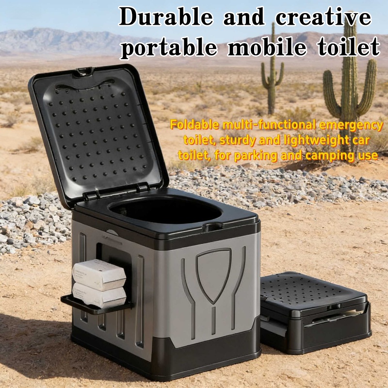 Outdoor Hunting Toilet - Draagbare auto-opklaptoilet jungle camping noodtoilet auto