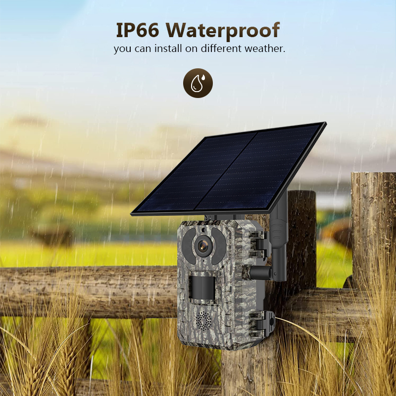 Outdoor Hunting Camera Wifi - 4G 4mp Outdoor Wildlife Jacht Trail