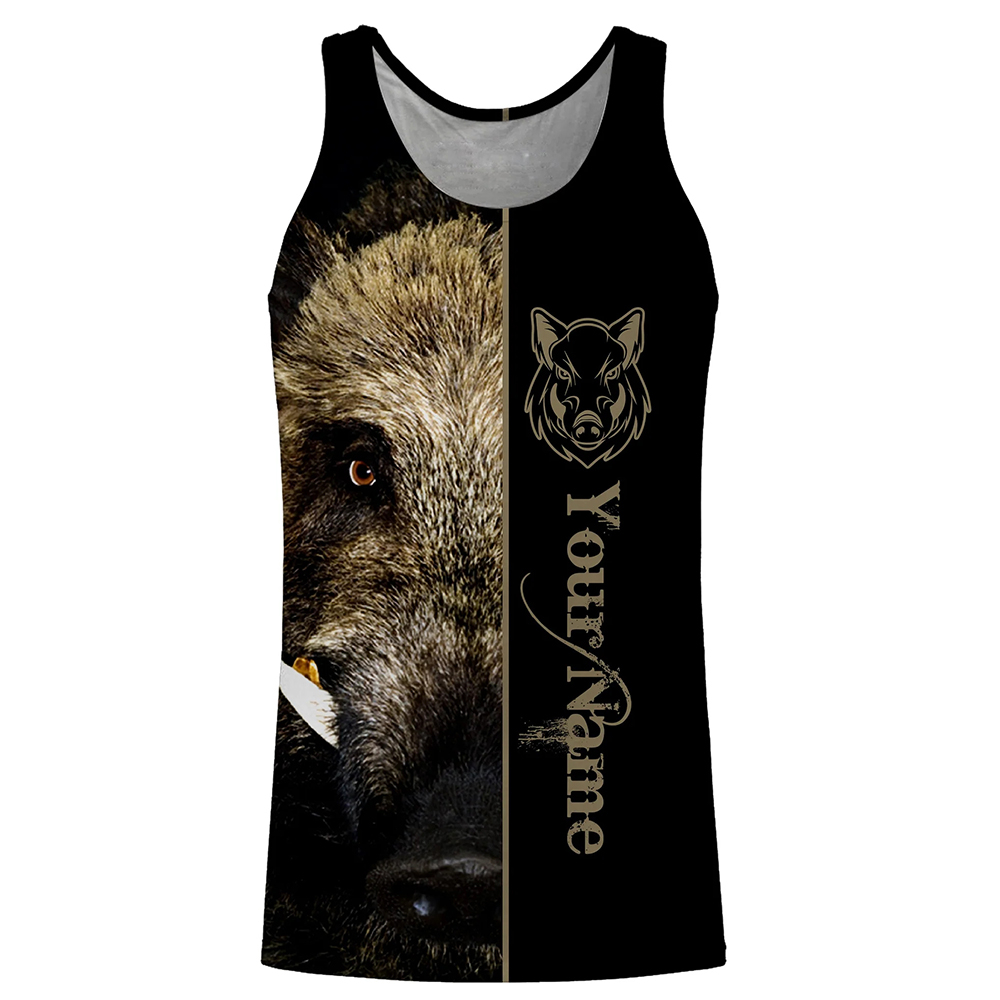 Outdoor Hunting Dog Names - Op maat gemaakte Boar Hunter tanktop