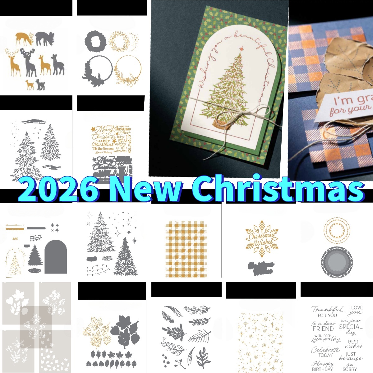 Elk Bugle Call - 2026 Nieuwe Kerstboom Elandenbladeren Metalen Snijmallen