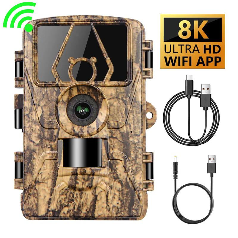 Outdoor Hunting Camera Wifi - 8k Wifi Waterdichte Tracking Camera Pr801w