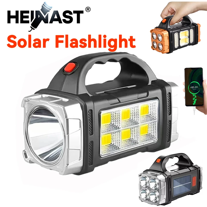 Outdoor Hunting And Fishing - Krachtige handzaklamp USB oplaadbare zaklamp Super
