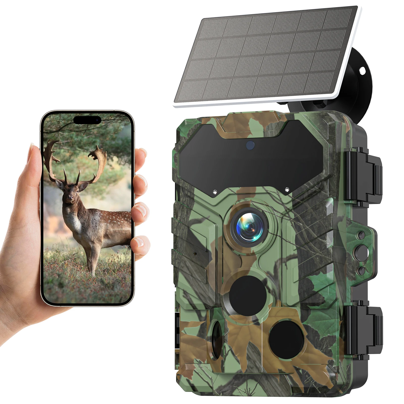 Outdoor Hunting Camera Wifi - Solar Camera Outdoor Draadloze Trail Camera