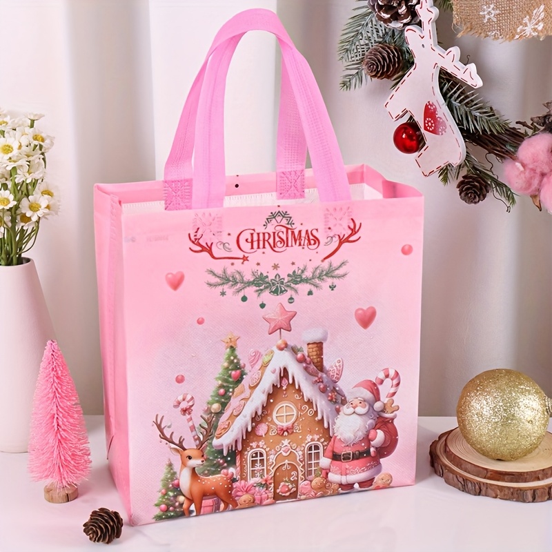 4/8 stuks roze kerst draagtass - Elk Bugle Call recensie en prijs