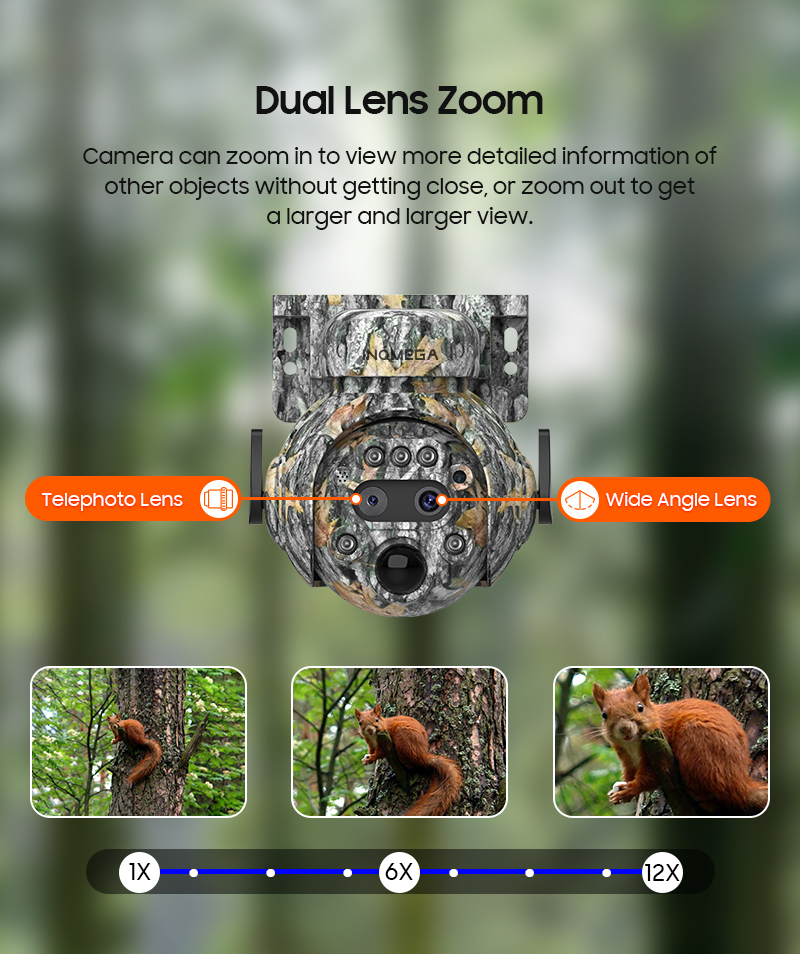INQMEGA 12X ZOOM 4K 8MP zonnec - Outdoor Hunting Camera Wifi recensie en prijs