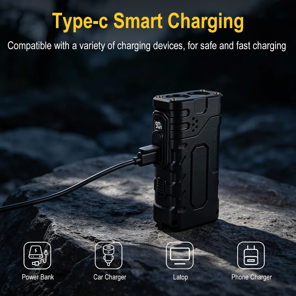 BORUIiT Handkruk EDC LED-zakla - Outdoor Hunting And Fishing recensie en prijs