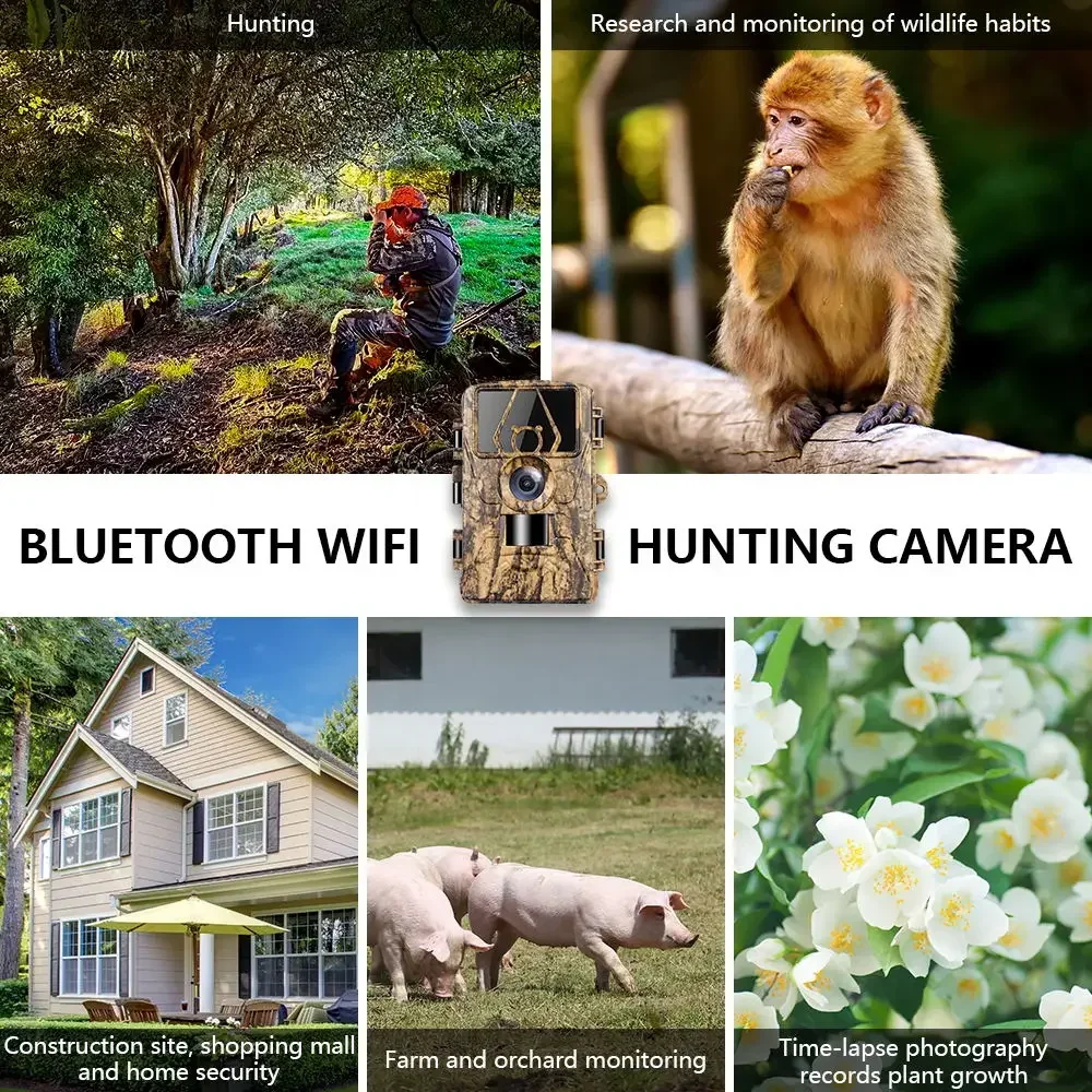 PR801W WIFI 8K 60MP Digitale T - Outdoor Hunting Camera Wifi recensie en prijs