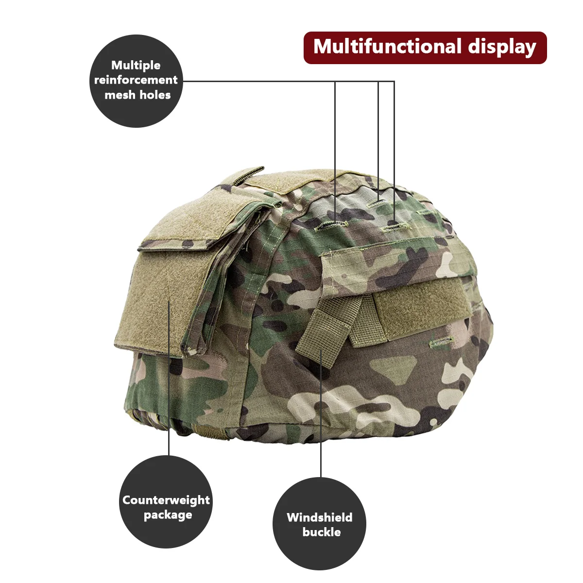 Helm Camouflage Cover Voor MIC - Hunting Outdoor Shop recensie en prijs