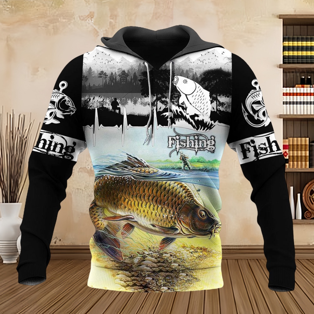 Wild Fishing Print 3D Casual H - Wildman Hunting & Outdoor Robertson Photos recensie en prijs