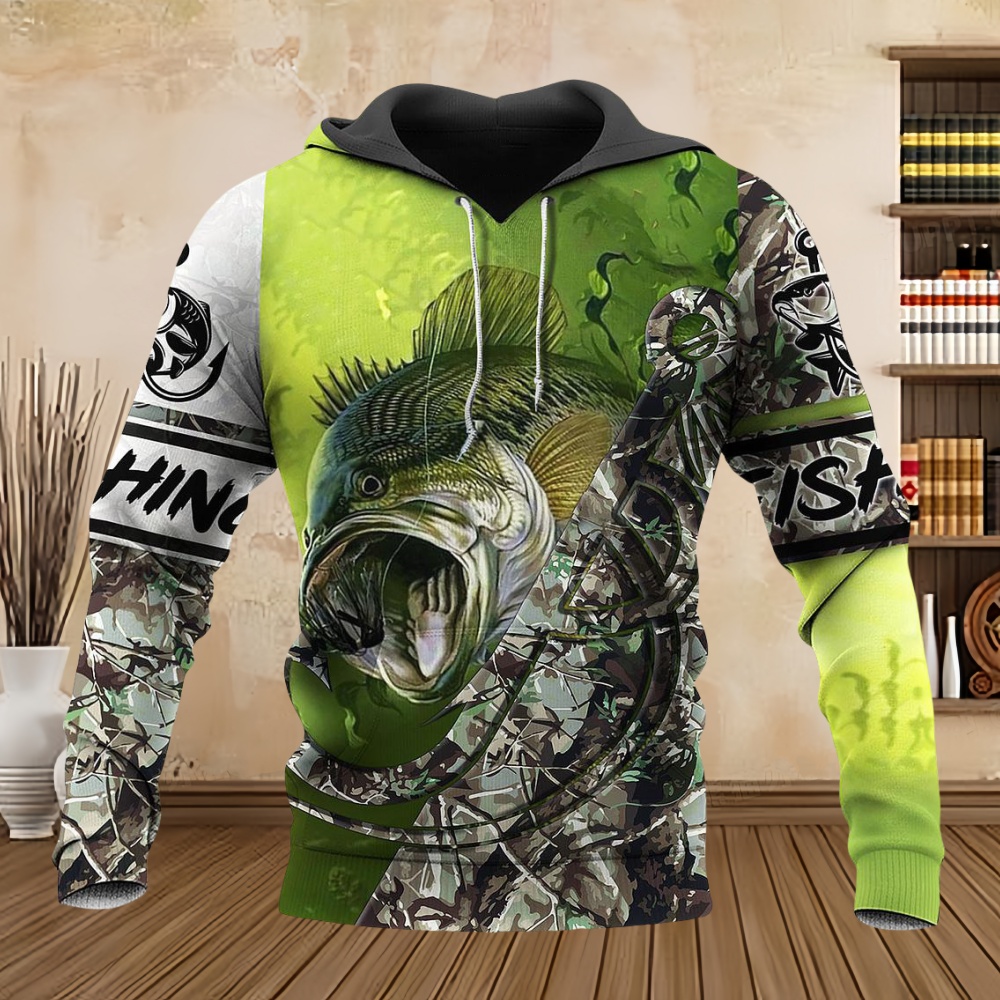 Wild Fishing Print 3D Casual H - Wildman Hunting & Outdoor Robertson Photos recensie en prijs