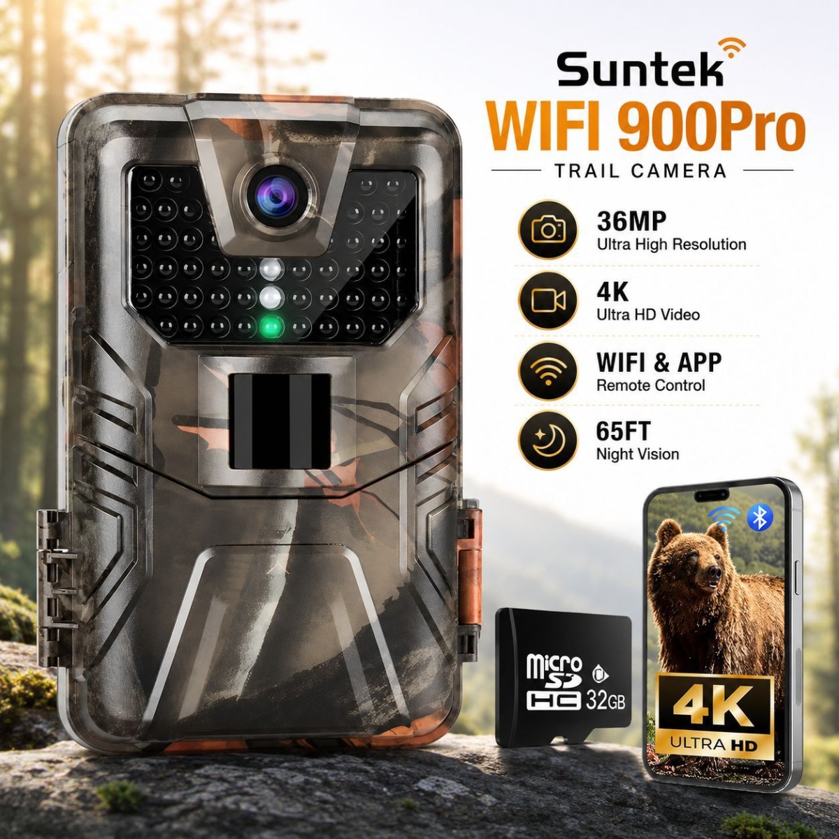 4K Outdoor Wifi Jachtcamera AP - Outdoor Hunting Camera Wifi recensie en prijs