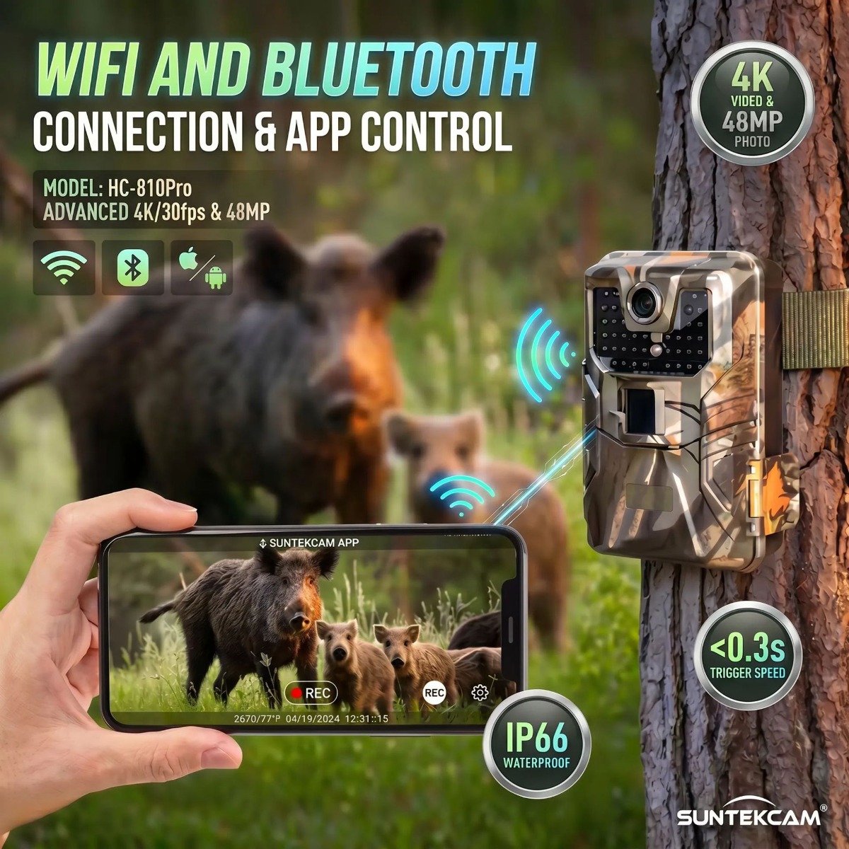 4K Outdoor Wifi Jachtcamera AP - Outdoor Hunting Camera Wifi recensie en prijs